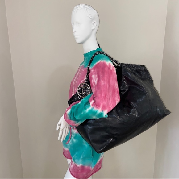 Chanel Coco Cabas Chain Link Hand CC Logo Bag - Picture 6 of 7